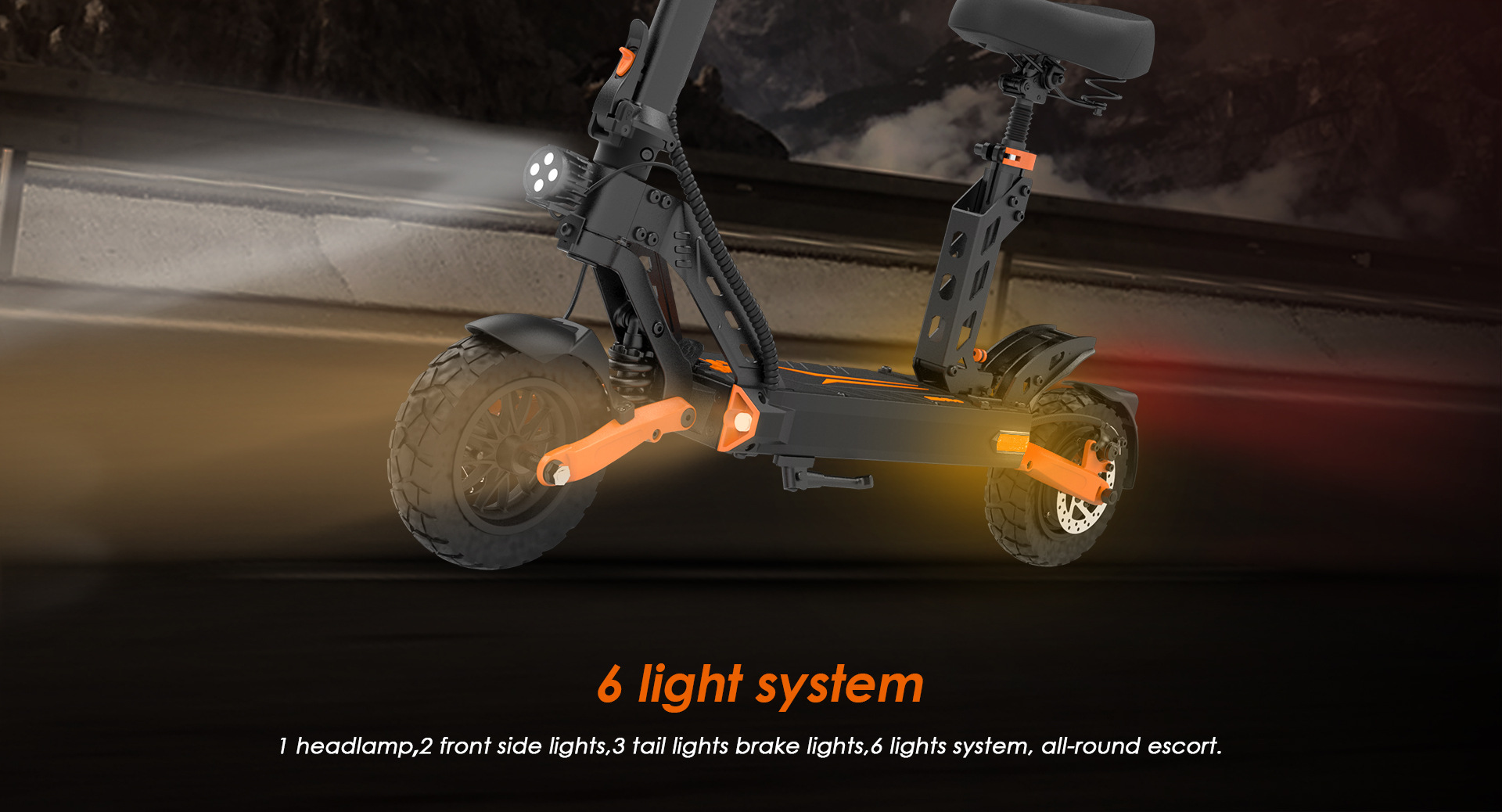 Kukirin G2Pro Electric Scooter Can Be Used for Sitting and Riding, Three-In-One 90% off Wheel Electric Mobility Scooter