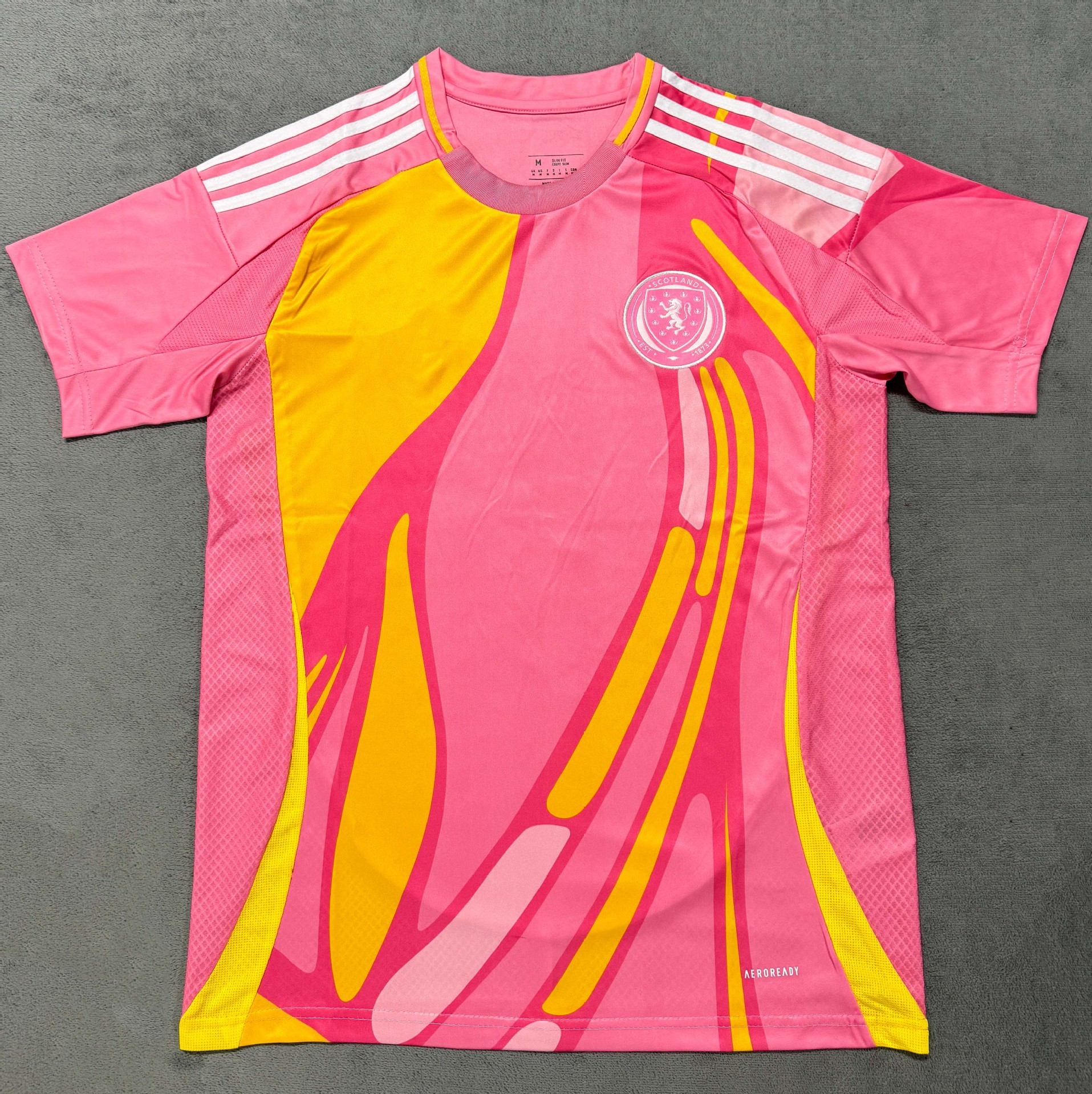 adidas x Scotland 2025 Away Jersey Easy Pink Semi Solar Pink