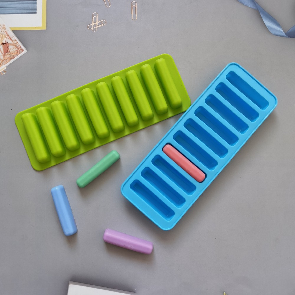 Silicone 10 dedos largos 591 pastel jalea pudín jabón molde de pastel de chocolate utensilios de horneado