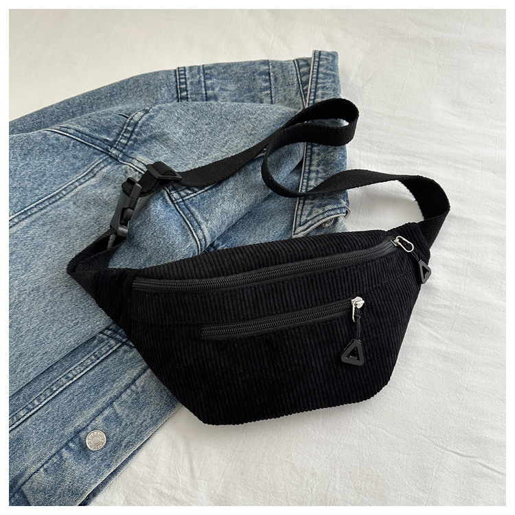 Bolsa de pecho de lana 2024 nuevo retro pequeño fresco coreano bolso casual simple bolso de lana ligero