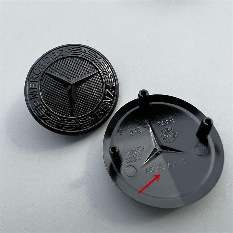 Mercedes-Benz front grille emblem for new E and S-Class models S350 S400 S600 E300L front grille logo front bumper badge