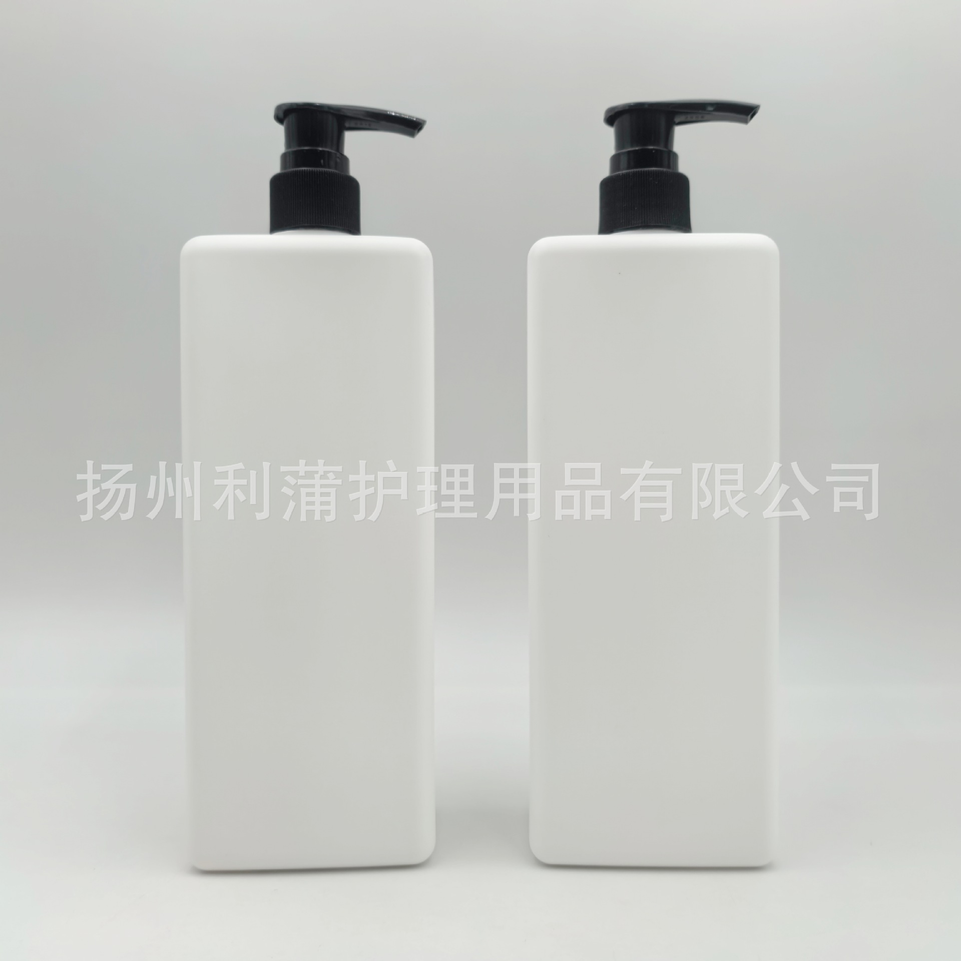 480ml500mlPE方形塑料瓶双侧液位线观察线瓶子酒店挂壁挂钩瓶子