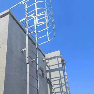 现货基坑钢直梯消防热镀锌钢爬梯护笼加工不锈钢护笼爬梯-阿里巴巴