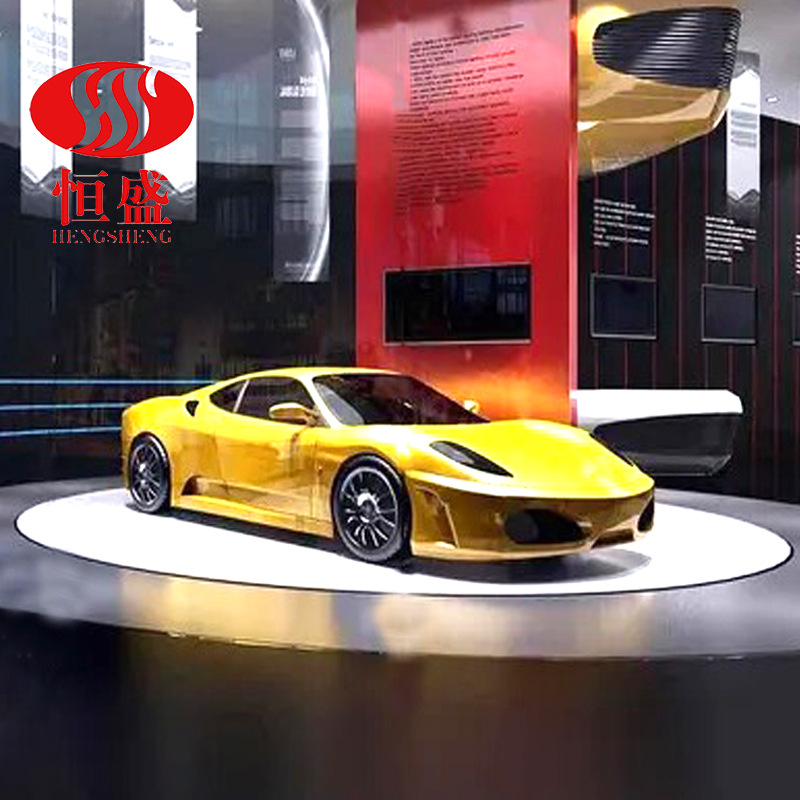 厂家现货车展旋转台展厅旋转车台电动旋转圆台汽车旋转台掉头转台