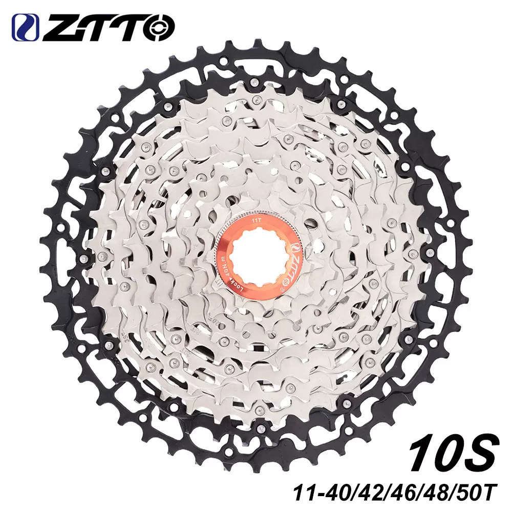 ZTTO新款山地车车飞轮轻量化HG塔基10速齿轮40/42/46/48/50T飞轮