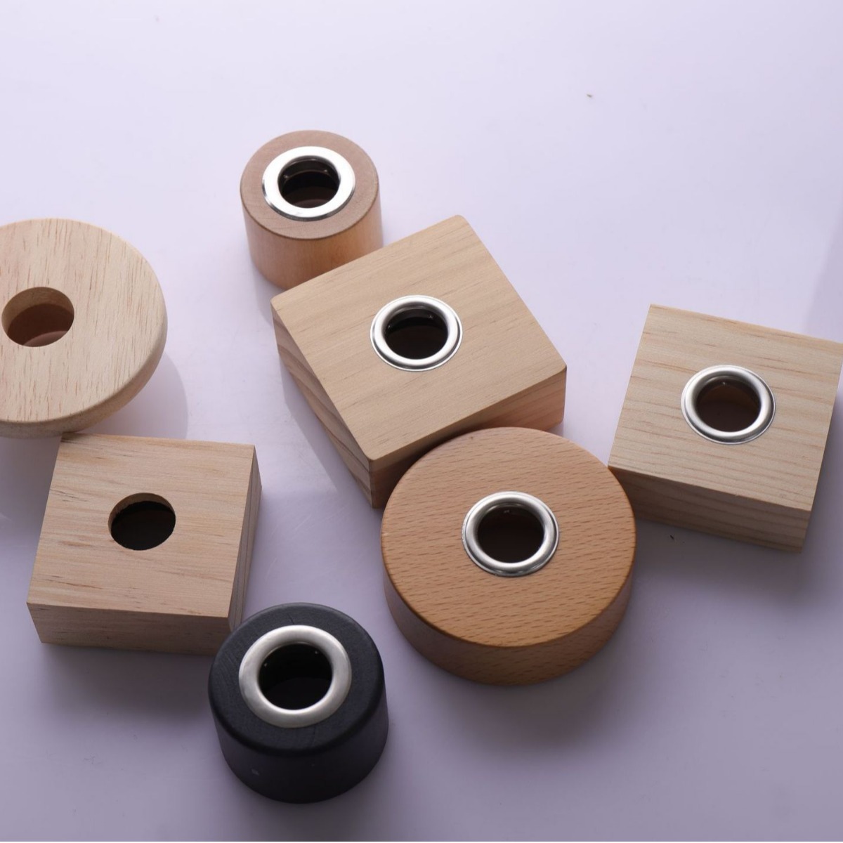 电镀铝盖木盖学士盖中空盖子香薰精油瓶盖藤条22/28牙香薰配件