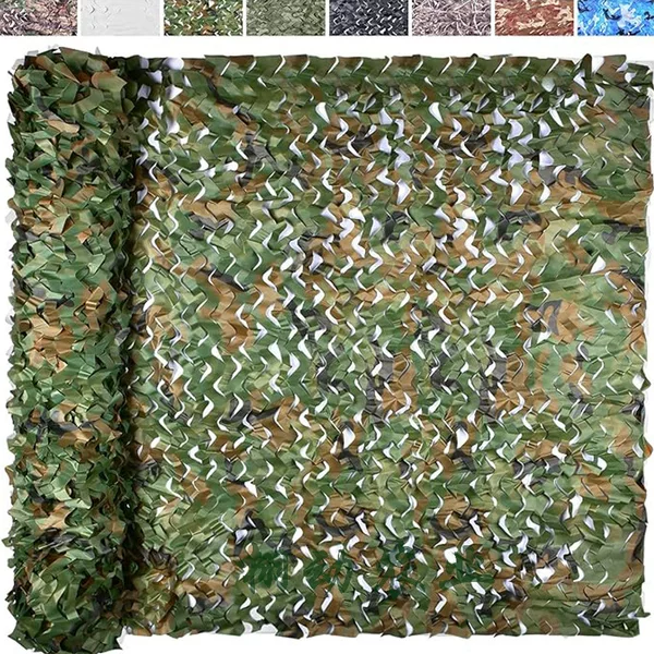 Anti-Aerial Photography Camouflage Net, Concealment Net, Anti-Counterfeiting Net, Outdoor Cover-Up Net, Anti-Photo Camouflage Sunshade Net