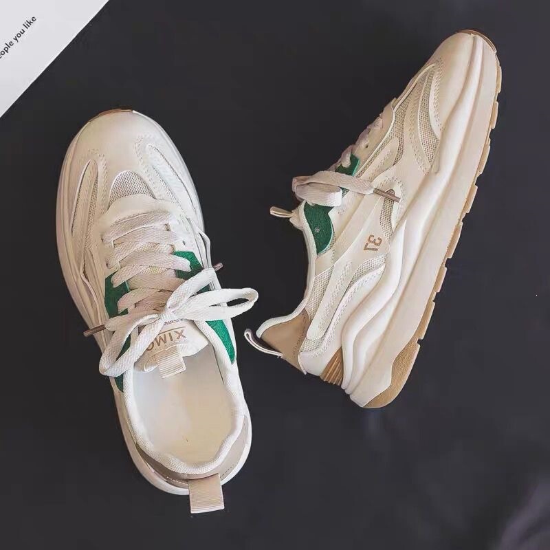 Summer Thin Breathable Forrest Gump Dad Shoes for Women, 2022 New Summer Model, Mesh Sneakers, Sports White Shoes