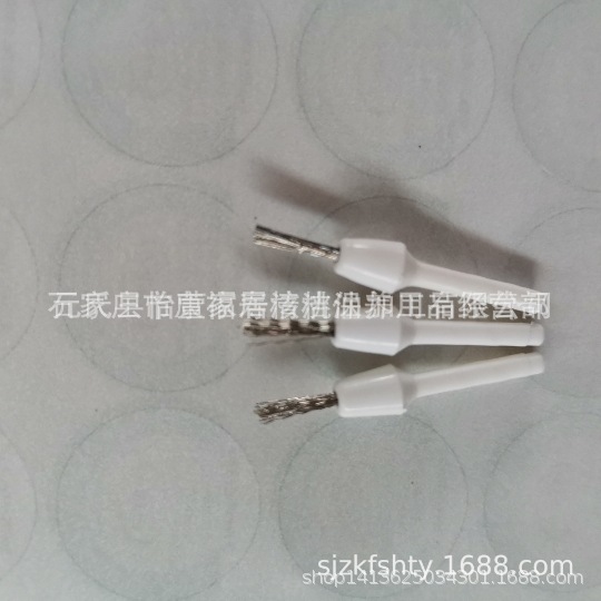 钢丝刷头纳米丝刷头猪鬃刷头文玩核桃金刚清理机器用白色刷头扣缝