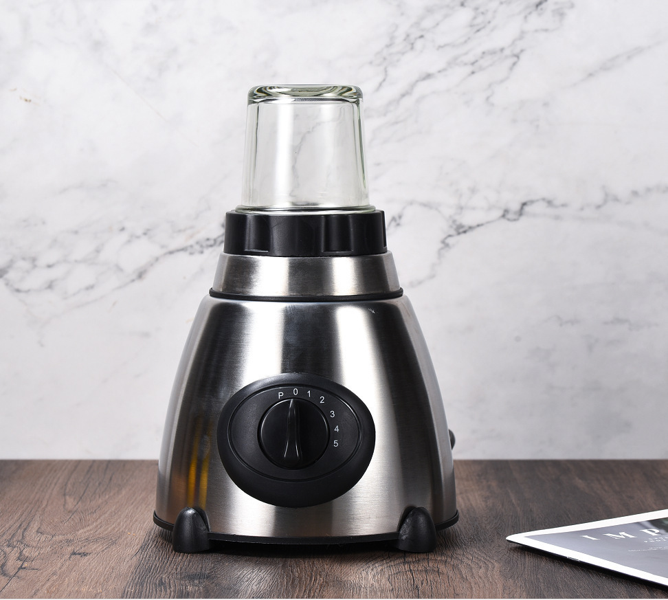 Cross-border Stainless Steel Glass Blender RAF Juicer Dual Cup Multifunctional Food Processor Baby Food Grinder Household