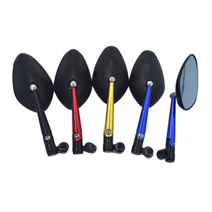Motorcycle accessories anti-glare modified rearview mirror scooter electric car fuxi qiaoge CNC reversing mirror reflective