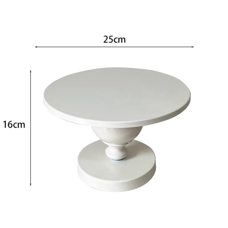 Decoración de postre estilo crema estante de exhibición de bodas estante de decoración de pastel de cumpleaños estante de hierro forjado bandeja de bocadillos