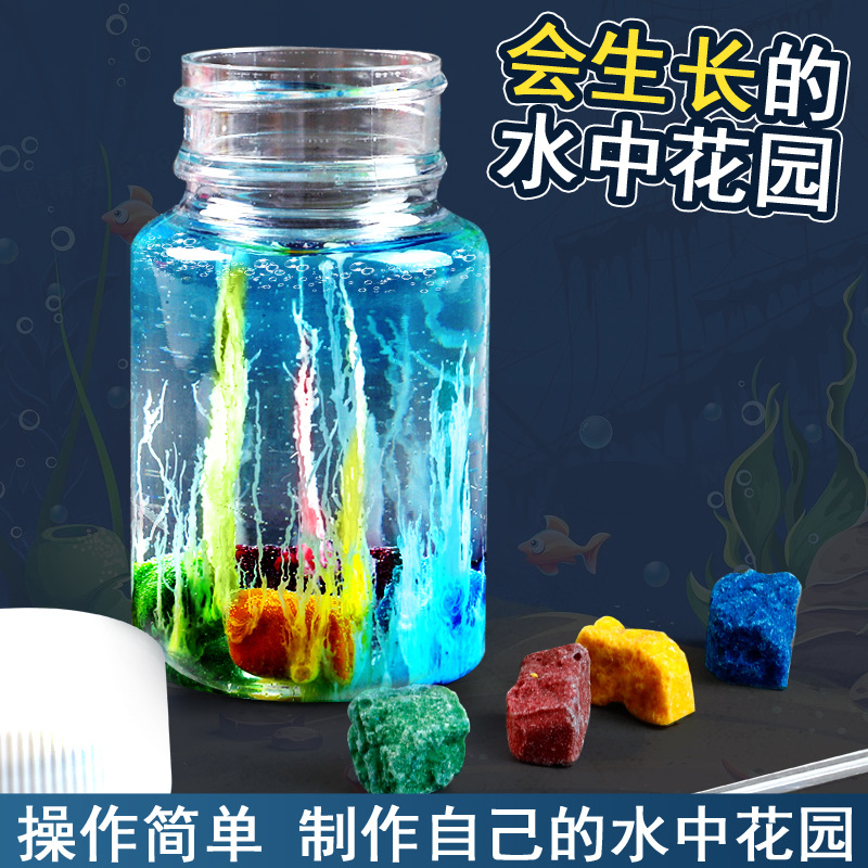 Science experiment water Flower Garden Magic Stone chemical technology small production diy material package science and education toys wholesale
