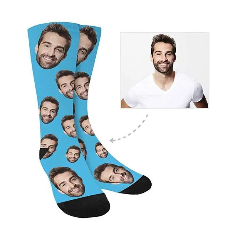 Customized Face-Personalized Fun Custom Photo Socks Design Your Own Personalized Socks with No Minimum Order Quantity
