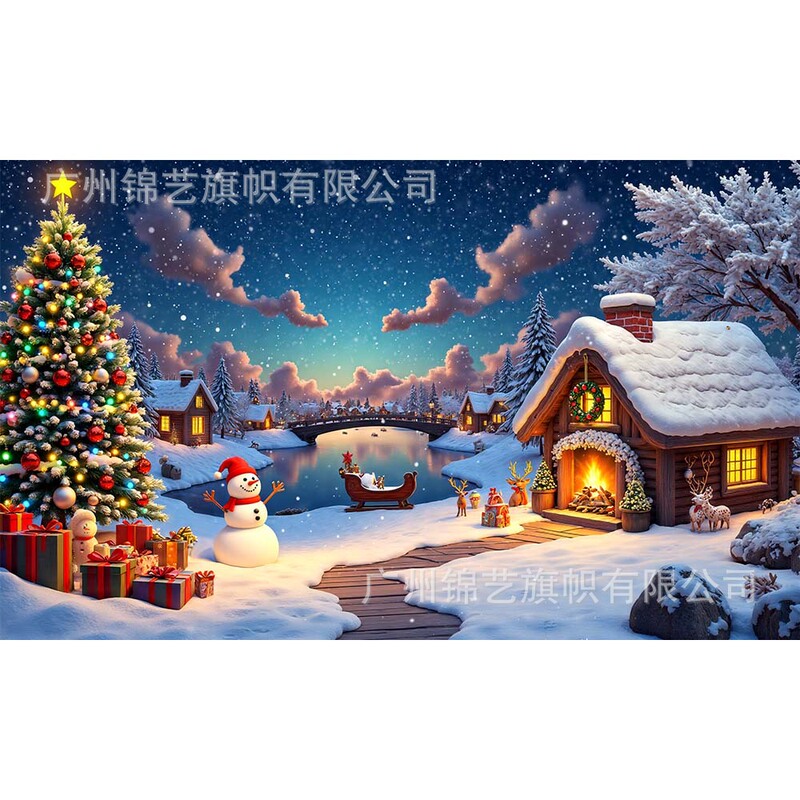 新しいクリスマス背景布アマゾンクリスマスツリーホリデーバナー装飾パーティーシーンレイアウト|undefined