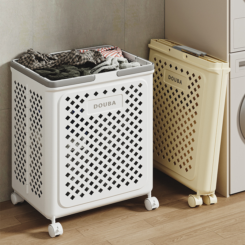 Cesta de ropa sucia Cesta de almacenamiento de ropa sucia doméstica Cesta de lavandería Cesta de ropa de baño Cesta de ropa sucia plegable de gran capacidad