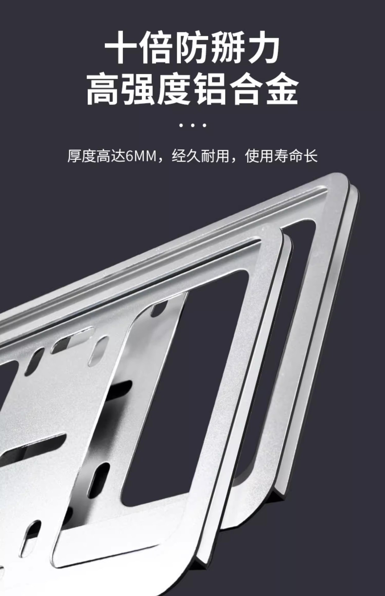 Suitable for Audi License Plate Frame A3A5A7 Q5L Q7 A4L A6L A8L Q2L Rs Sline License Plate Frame