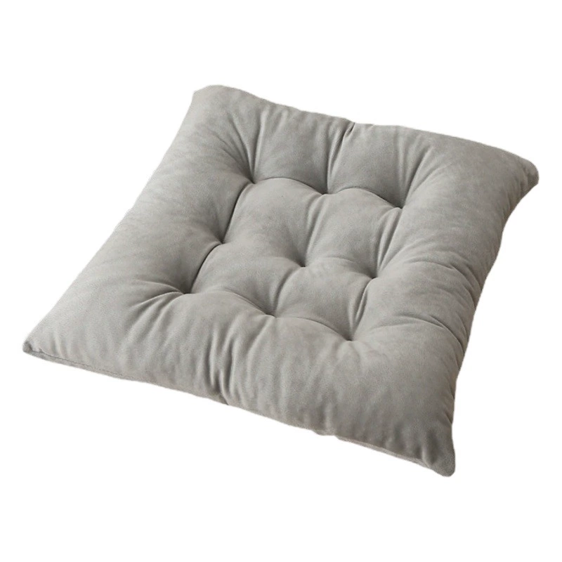 Однотонная подушка с девятью отверстиями Приподнятая Подушка для стула Студенческий офис Утолщенная сидячая мягкая подушка Плюшевый осенне-зимний обеденный стул