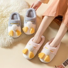 棉拖鞋女可爱网红家居冬天室内冬季居家毛绒厚底毛拖鞋情侣棉拖男