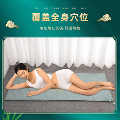 艾絨電加熱艾灸墊床墊艾草理療臀部加熱墊熱敷褥子全身家用艾灸毯