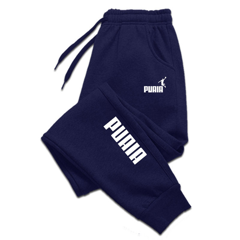 Men's Sweatpants Autumn and Winter New Casual Pants Sports Jogging Pants Men's and Women's Velvet Harajuku Street Pants