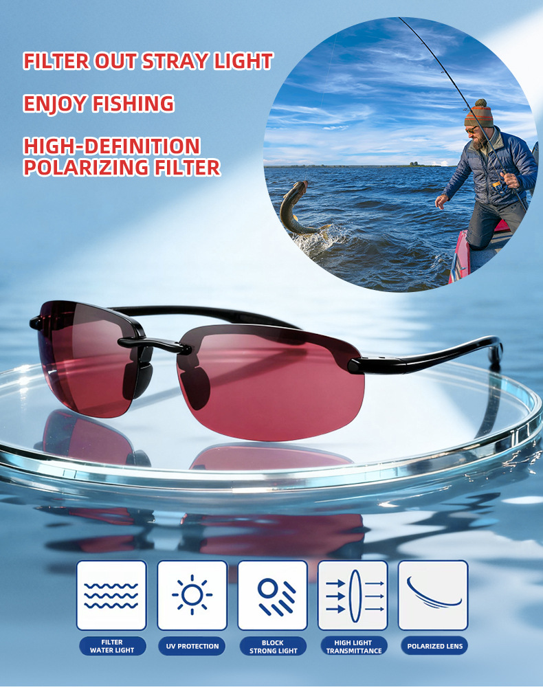 Óculos de sol polarizados para pesca e visão subaquática_voghion.com