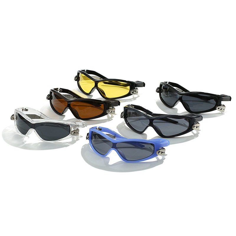 Nuevas gafas de sol polarizadas de moda europea y americana de la fábrica, gafas de sol deportivas de ciclismo futuristas, venta al por mayor transfronteriza