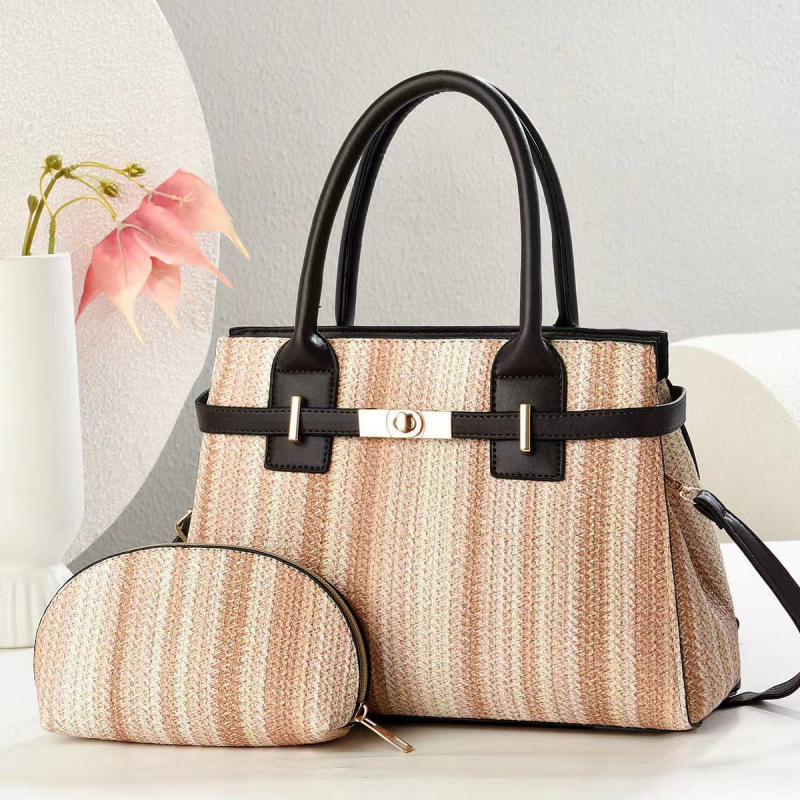Dos piezas de nuevo bolso de mujer, moda, moda, bolsas de gran capacidad.