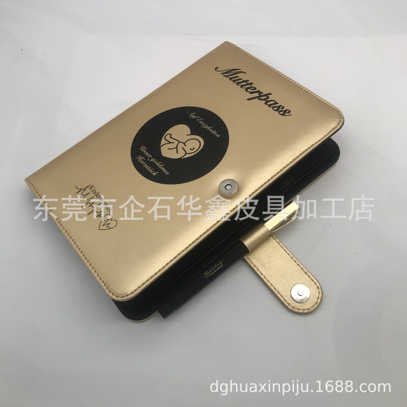 2024 Pregnancy Information Storage Book Pregnant Mother Prenatal Examination Pregnancy B-Ultrasound Examination Report Laboratory Sheet Organizing Storage Bag