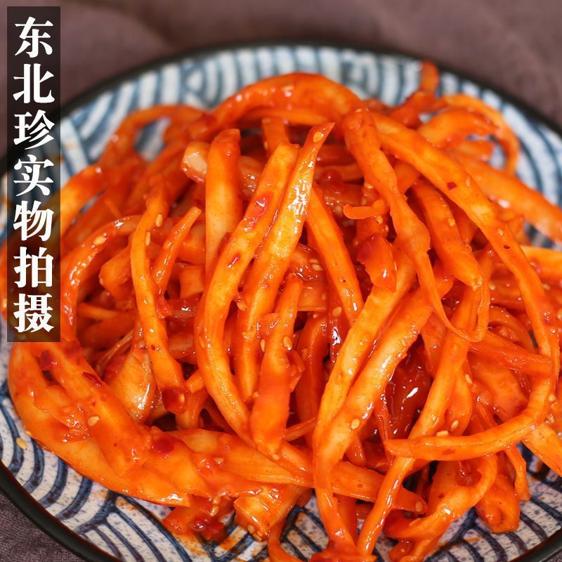 三韩农元拌桔梗延边香辣拌桔梗泡菜桔梗咸菜东北桔梗韩式泡菜新鲜|undefined
