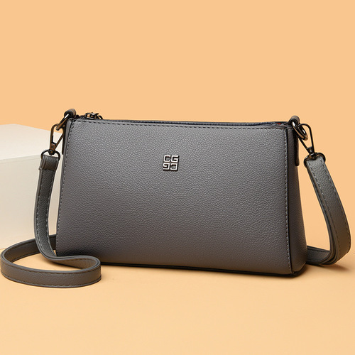 New style women's shoulder bag, fashionable and simple small square bag, large capacity casual crossbody bag, cross-border middle-aged mother bag
