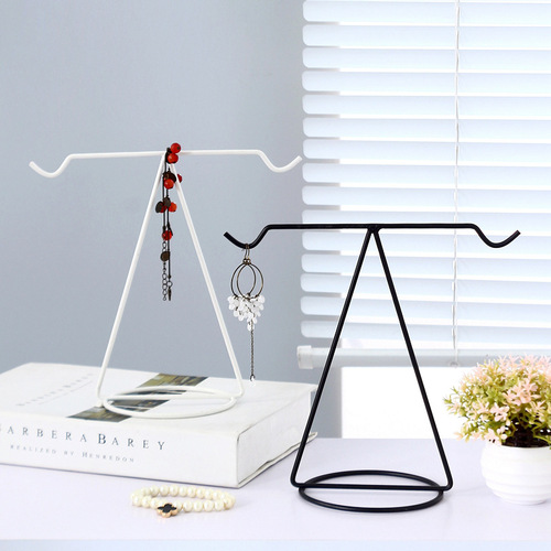 Creative iron jewelry stand props earrings necklace hanger jewelry store decoration ornaments