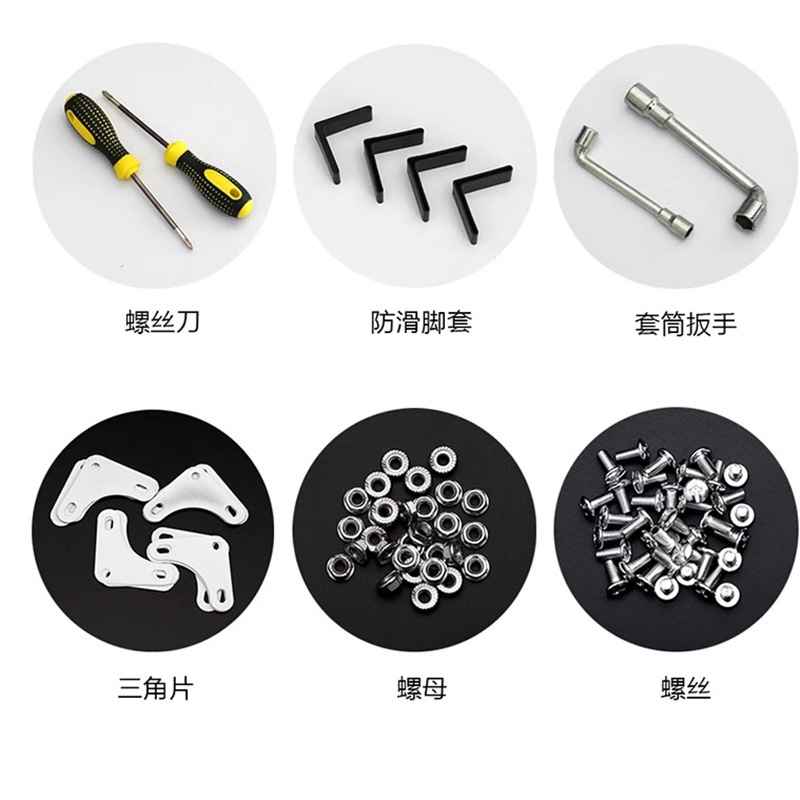Universal Angle Steel Shelf Accessories Triangle Piece Angle Iron Installation Tool M6 M8 Screws