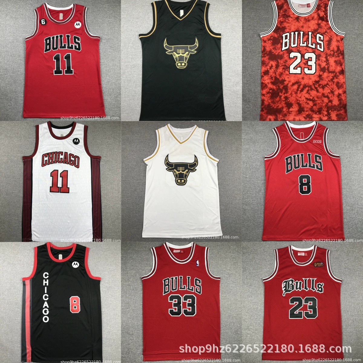 Оптовая торговля футболками Bulls № 23 № 91 Родман ретро-версия чемпионской баскетбольной формы
