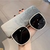 2021 new pattern Korean Edition Sunglasses ins Same item bibi Sunglasses square Sunglasses lady glasses