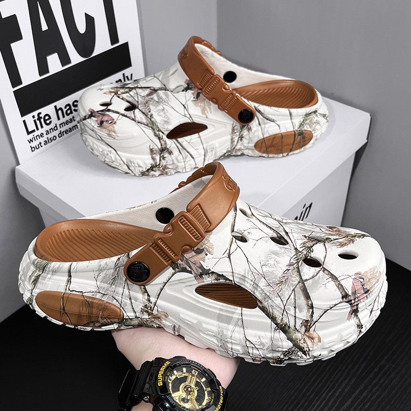 2026 New Model Clogs for Men and Women, Height-Increasing, Ultra-Comfortable, Closed-Toe Eva Dual-Use Sandals, Beach Men's Slippers