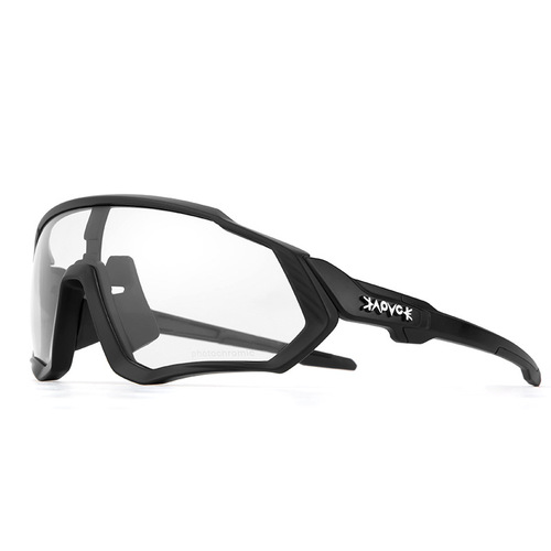 Cycling glasses discoloration single windproof running mountaineering fishing day and night dual-use motorcycle mountain bike off-road goggles