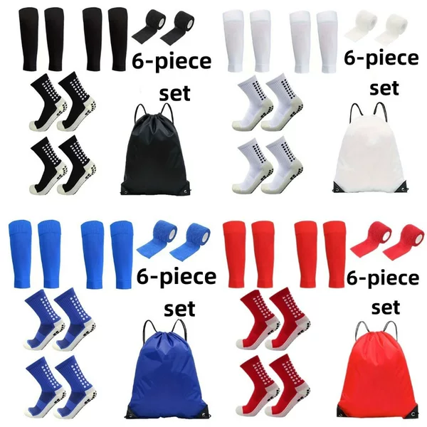【Exclusive for Returning Customers】Cross-Border E-Commerce Exclusive Seven-Piece Football Set: Football Socks, Protective Covers, and Shin Guards
