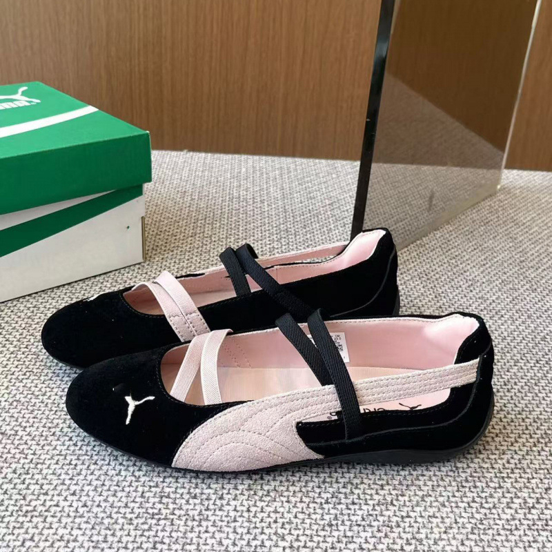 純粋なオリジナル PM バレエスタイルの女性のサンダルフラットロートップカジュアルシューズレトロフラットヒールスリッポンメリージェーン夏のトレンディな靴|undefined