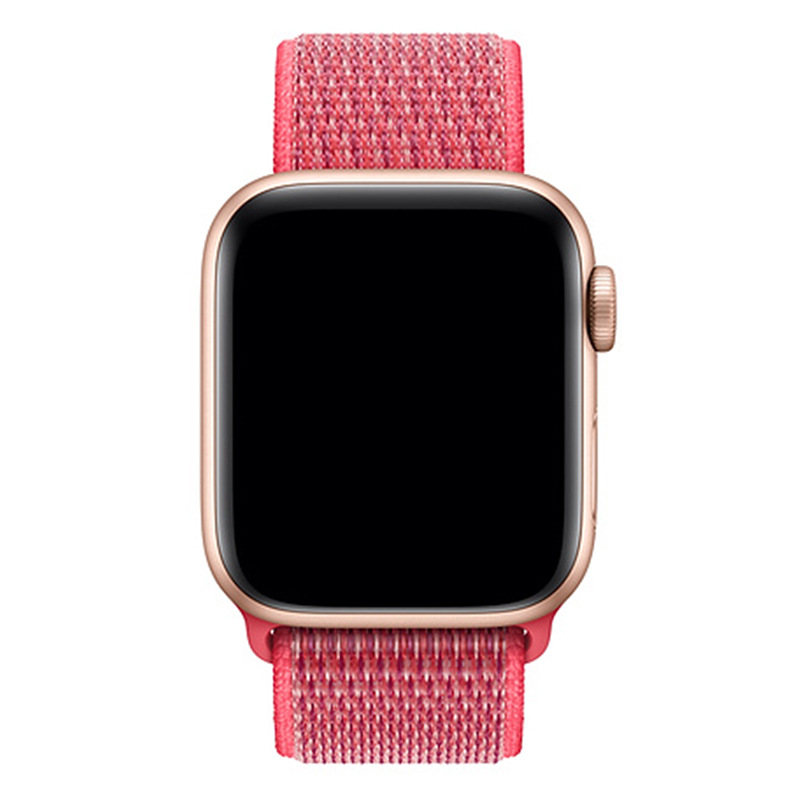 アップルナイロン時計バンドapple watch123/4/5/6/se/7/8回転腕時計バンドに適しています