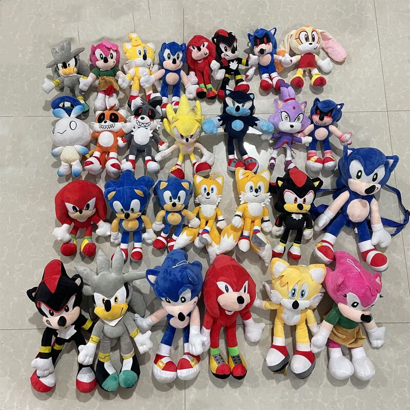 Sonic the Hedgehog Plush Toy Doll Amazon Sonic Cross-Border In-Stock Sonic the Hedgehog Plush Toy Doll Amazon Sonic Cross-Border In-Stock