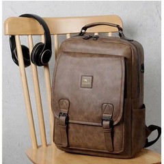 双肩包新款男士多功能大容量背包时尚运动休闲旅行双肩背学生书包