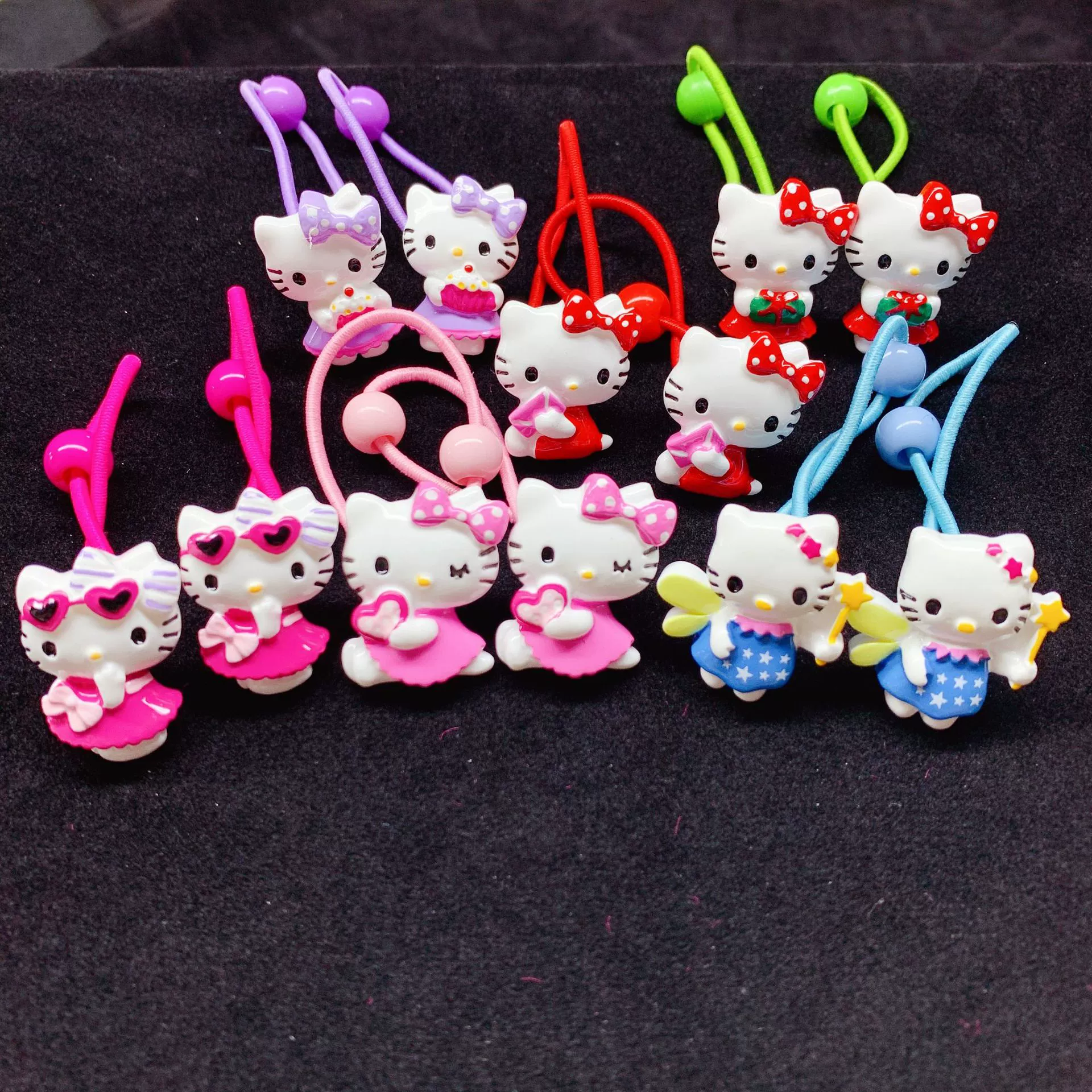 Hello Kitty, мультяшная милая заколка для волос, аксессуар, для челки, бережные невредящие волосы шпильки