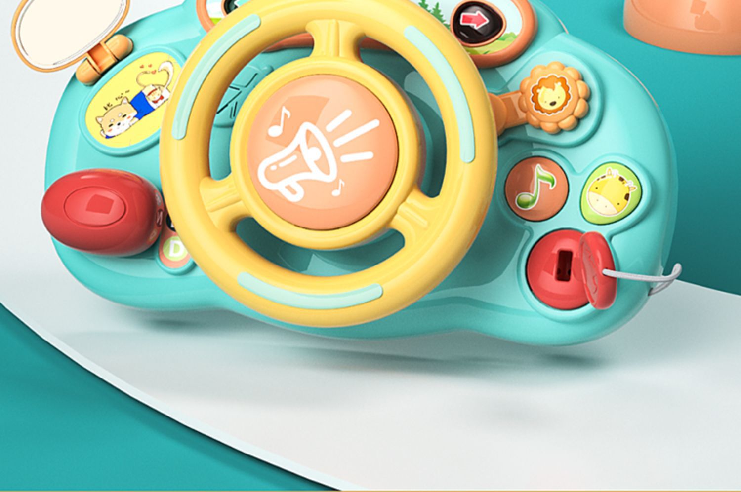 Children's Steering Wheel in Green