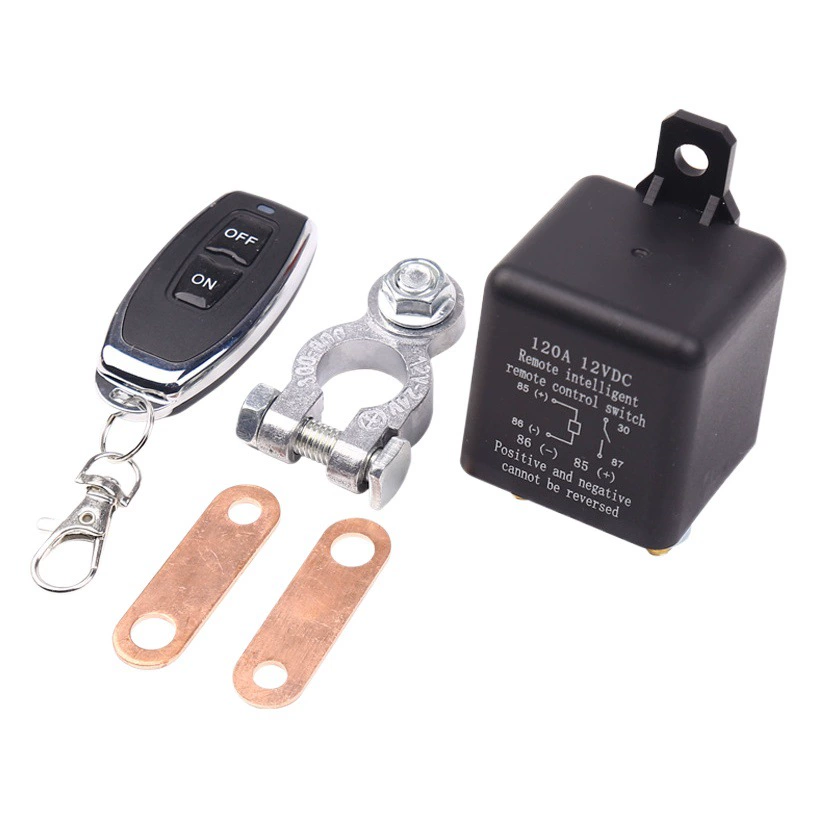 120ADC12V защита питания автомобиля с дистанционным управлением Электрический беспроводной пульт дистанционного управления выключатель реле автомобиля