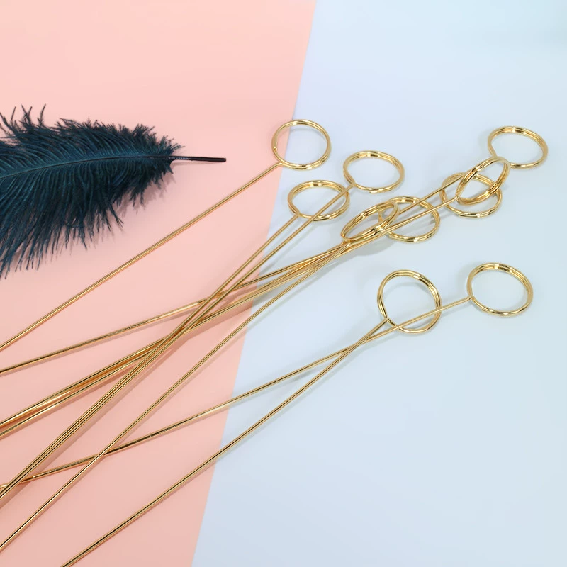 ins корейская металлическая позолоченная вставка для карт держатель для карт цветочная упаковка материал букетная карта вставка для клубники 10 шт.