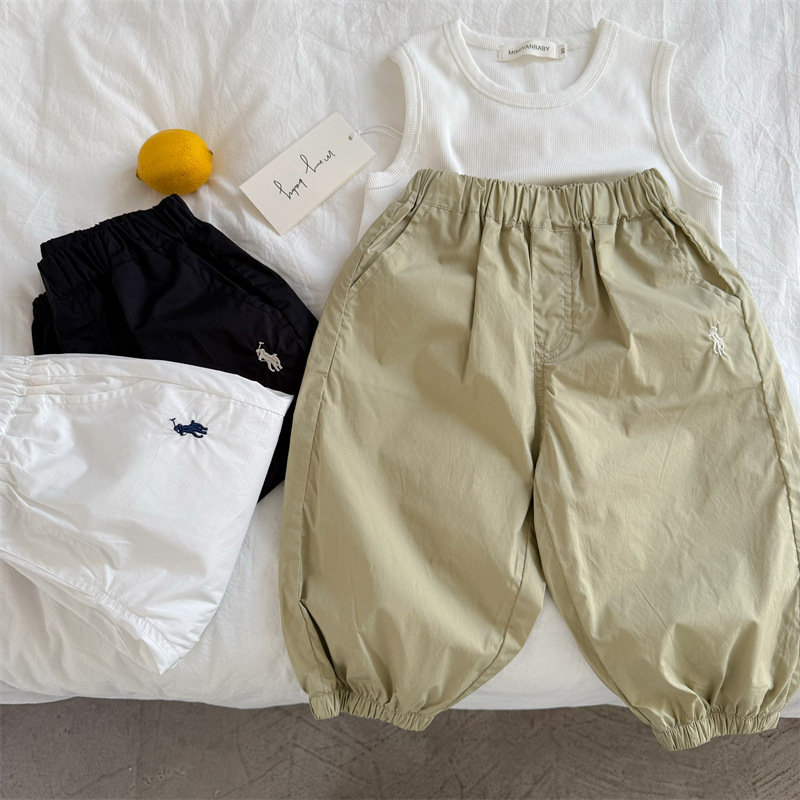 Children's Pants New Style Lantern Pants Children's Anti-mosquito Pants Handsome Boys' Summer Pants Thin Korean Style