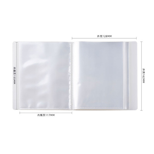 A6 interstitial photo album photo postcard storage booklet notebook sticker card ticket note collection 40 pages