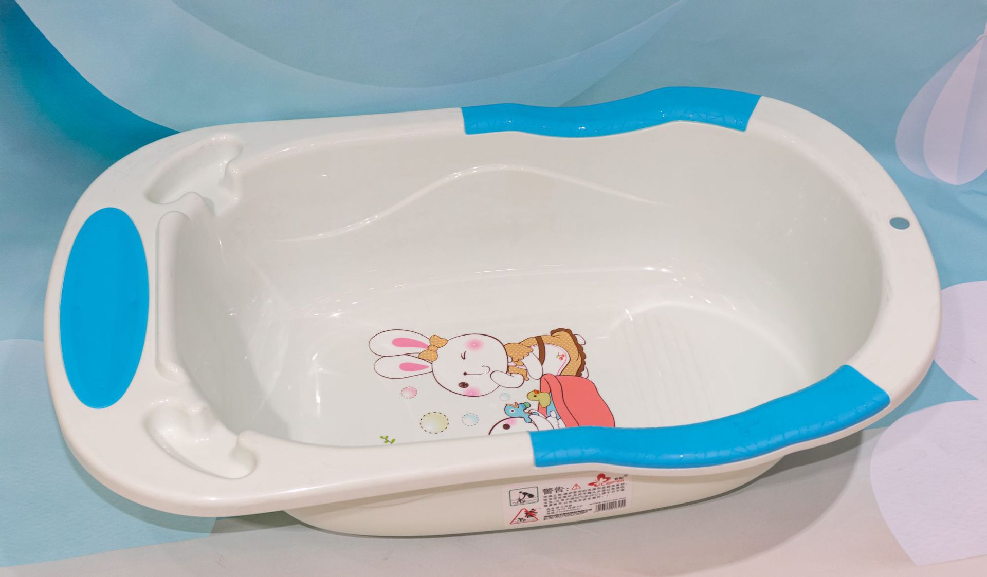 MK1615 新款婴儿洗澡桶家用可坐躺宝宝小号澡盆新生的儿小孩浴盆详情3