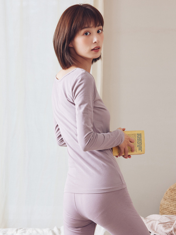 秋の服の秋のズボンの女性の純綿のスーツは底の中で保温の下着の純綿の学生の下着のスーツを着ます。|undefined
